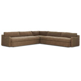 Aurelia 3 Piece Sectional, Broadway Coffee by Amber Lewis x Four Hands-Furniture - Sofas-High Fashion Home