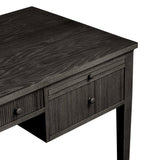 Bush Desk, Distressed Black by Amber Lewis x Four Hands-Furniture - Office-High Fashion Home