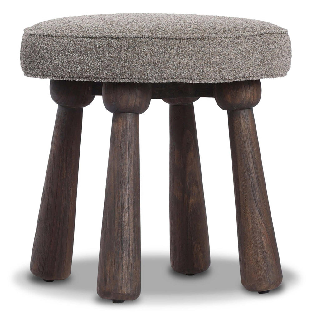 Halen Outdoor Stool, Lera Fawn by Amber Lewis x Four Hands-Furniture - Benches-High Fashion Home