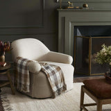 Arden Swivel Chair, Bergamo Parchment by Amber Lewis x Four Hands-Furniture - Chair-High Fashion Home