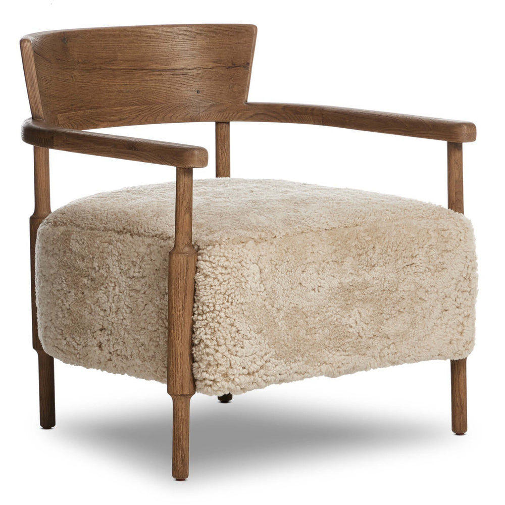 Bennett Chair, Beige by Amber Lewis x Four Hands-Furniture - Chair-High Fashion Home
