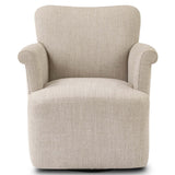 Camellia Swivel Chair, Alcala Wheat by Amber Lewis x Four Hands-Furniture - Chair-High Fashion Home
