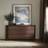 Agatha 8 Drawer Dresser, Dark Brown by Amber Lewis x Four Hands-Furniture - Bedroom-High Fashion Home