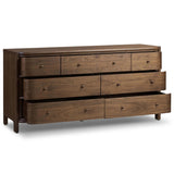 Agatha 8 Drawer Dresser, Dark Brown by Amber Lewis x Four Hands-Furniture - Bedroom-High Fashion Home