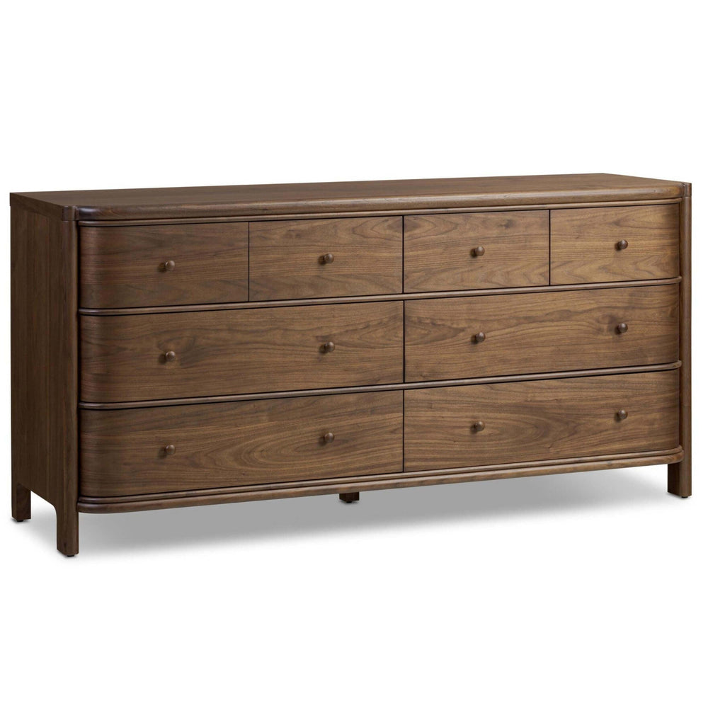 Agatha 8 Drawer Dresser, Dark Brown by Amber Lewis x Four Hands-Furniture - Bedroom-High Fashion Home