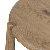 Salvador End Table, Aged Smoked Oak by Amber Lewis x Four Hands-Furniture - Accent Tables-High Fashion Home