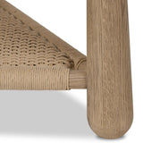 Salvador End Table, Aged Smoked Oak by Amber Lewis x Four Hands-Furniture - Accent Tables-High Fashion Home
