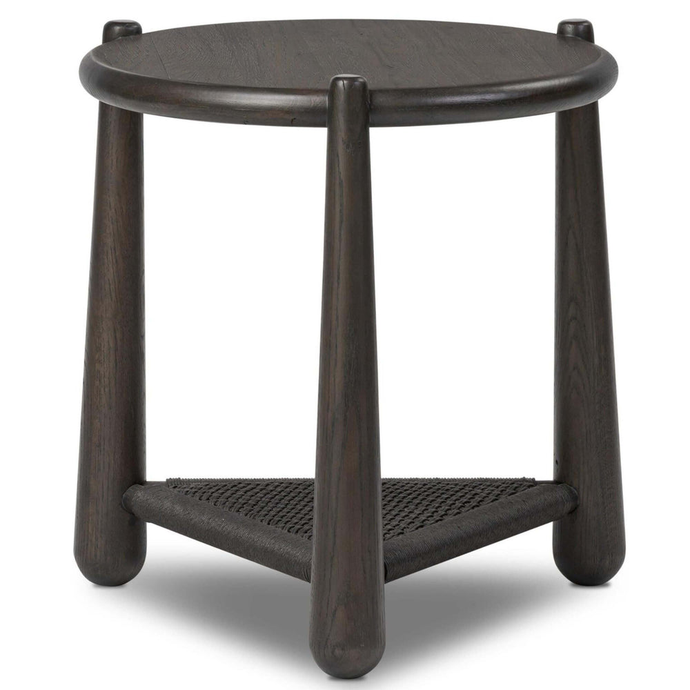 Salvador End Table, Smoked Black by Amber Lewis x Four Hands-Furniture - Accent Tables-High Fashion Home