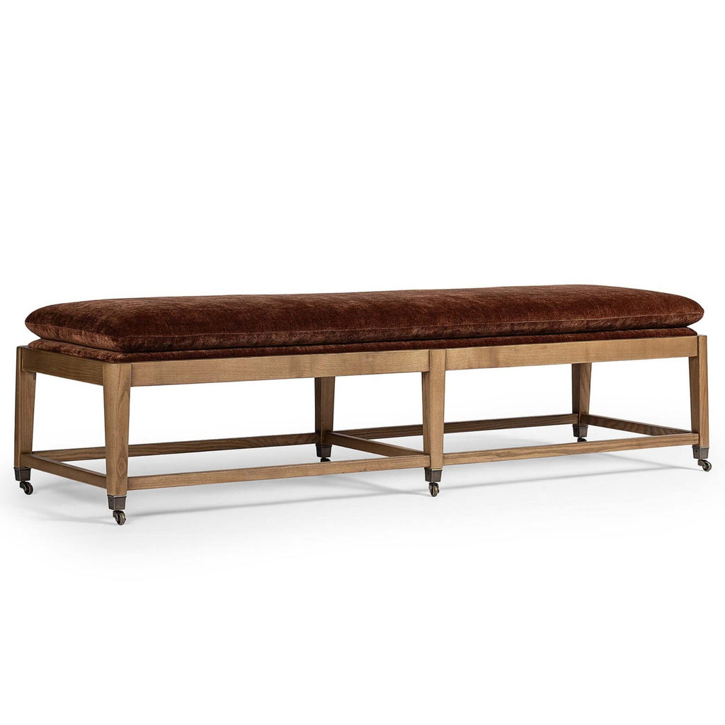 Eleanor Accent Bench, Altair Sienna by Amber Lewis x Four