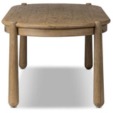 Salvador Dining Table, Aged Smoked Oak by Amber Lewis x Four Hands-Furniture - Dining-High Fashion Home