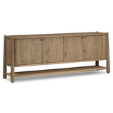 Salvador Sideboard, Aged Smoked Oak by Amber Lewis x Four Hands-Furniture - Storage-High Fashion Home