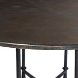Leblanc Outdoor Dining Table, Distressed Bronze by Amber Lewis x Four Hands-Furniture - Dining-High Fashion Home