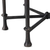Leblanc Outdoor Dining Table, Distressed Bronze by Amber Lewis x Four Hands-Furniture - Dining-High Fashion Home