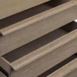 Primrose Nightstand, Natural Flat Oak by Four Hands-Furniture - Bedroom-High Fashion Home