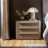 Primrose Nightstand, Natural Flat Oak by Four Hands-Furniture - Bedroom-High Fashion Home