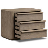 Primrose Nightstand, Natural Flat Oak by Four Hands-Furniture - Bedroom-High Fashion Home