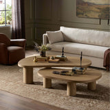 Joji Nesting Coffee Tables, Natural by Four Hands-Furniture - Accent Tables-High Fashion Home