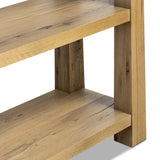 Boris Bookcase, Aged Natural Oak by Four Hands-Furniture - Storage-High Fashion Home