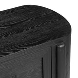 Tolle Nightstand, Drifted Matte Black by Four Hands-Furniture - Bedroom-High Fashion Home