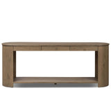 Farrow Console Table, Drifted Oak-Furniture - Accent Tables-High Fashion Home