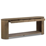 Farrow Console Table, Drifted Oak-Furniture - Accent Tables-High Fashion Home