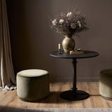 Barron End Table, Dark by Four Hands-Furniture - Accent Tables-High Fashion Home