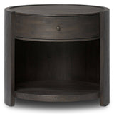 Bode Nightstand, Smoked Black by Four Hands-Furniture - Bedroom-High Fashion Home