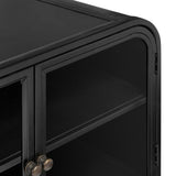 Breya Media Console, Black by Four Hands-Furniture - Storage-High Fashion Home