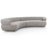 Belen 2-Piece Sectional, Thames Coal-Furniture - Sofas-High Fashion Home