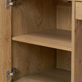 Tula Executive Desk, Worn Oak by Four Hands-Furniture - Office-High Fashion Home