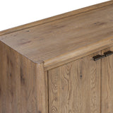 Glenview 4 Door Sideboard, Weathered Oak by Four Hands-Furniture - Storage-High Fashion Home