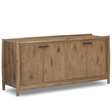 Glenview 4 Door Sideboard, Weathered Oak by Four Hands-Furniture - Storage-High Fashion Home