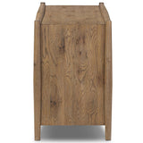 Glenview 4 Door Sideboard, Weathered Oak by Four Hands-Furniture - Storage-High Fashion Home