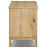 Alessio Media Console, Aged Natural Oak by Four Hands-Furniture - Storage-High Fashion Home