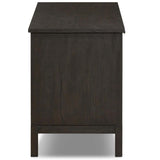 Alessio Media Console, Smoked Black by Four Hands-Furniture - Storage-High Fashion Home