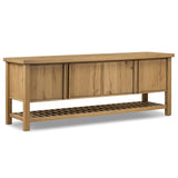 Dalton Media Console, Aged Natural by Four Hands-Furniture - Storage-High Fashion Home