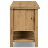 Dalton Media Console, Aged Natural by Four Hands-Furniture - Storage-High Fashion Home