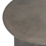 Tomi End Table, Smooth Grey by Four Hands-Furniture - Accent Tables-High Fashion Home