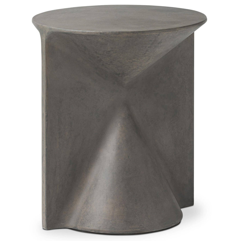 Tomi End Table, Smooth Grey by Four Hands-Furniture - Accent Tables-High Fashion Home