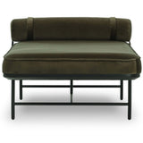 Rakesh Chaise, Surrey Olive by Four Hands-Furniture - Chair-High Fashion Home