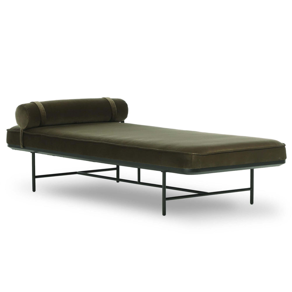 Rakesh Chaise, Surrey Olive by Four Hands-Furniture - Chair-High Fashion Home