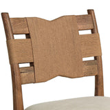 Tova Dining Chair, Bergamo Parchment/Light Buff, Set of 2 by Amber Lewis x Four Hands-Furniture - Dining-High Fashion Home