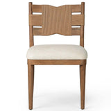 Tova Dining Chair, Bergamo Parchment/Light Buff, Set of 2 by Amber Lewis x Four Hands-Furniture - Dining-High Fashion Home