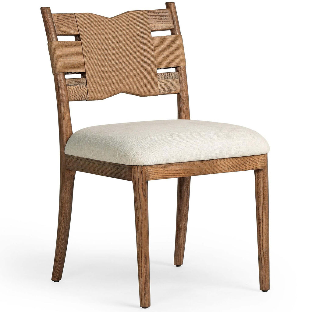 Tova Dining Chair, Bergamo Parchment/Light Buff, Set of 2 by Amber