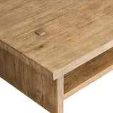 Zeno Coffee Table, Distressed Blonde by Amber Lewis x Four Hands-Furniture - Accent Tables-High Fashion Home