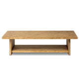 Zeno Coffee Table, Distressed Blonde by Amber Lewis x Four Hands-Furniture - Accent Tables-High Fashion Home