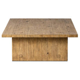 Zeno Coffee Table, Distressed Blonde by Amber Lewis x Four Hands-Furniture - Accent Tables-High Fashion Home