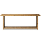 Zeno Console Table, Distressed Blonde by Amber Lewis x Four Hands-Furniture - Accent Tables-High Fashion Home