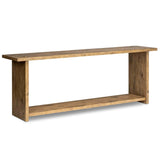 Zeno Console Table, Distressed Blonde by Amber Lewis x Four Hands-Furniture - Accent Tables-High Fashion Home