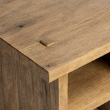 Zeno End Table, Distressed Blonde by Amber Lewis x Four Hands-Furniture - Accent Tables-High Fashion Home